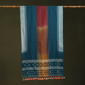 Multicolor - handwoven merino wool kutch bhujodi stole 25