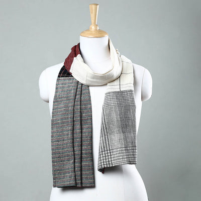  Handwoven Organic Kala Cotton Tukdi Kaam Stole 