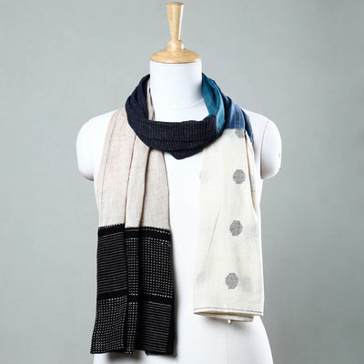  Handwoven Organic Kala Cotton Tukdi Kaam Stole 