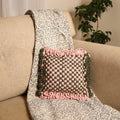  Handwoven Upcycled Cotton Cushion Cover 