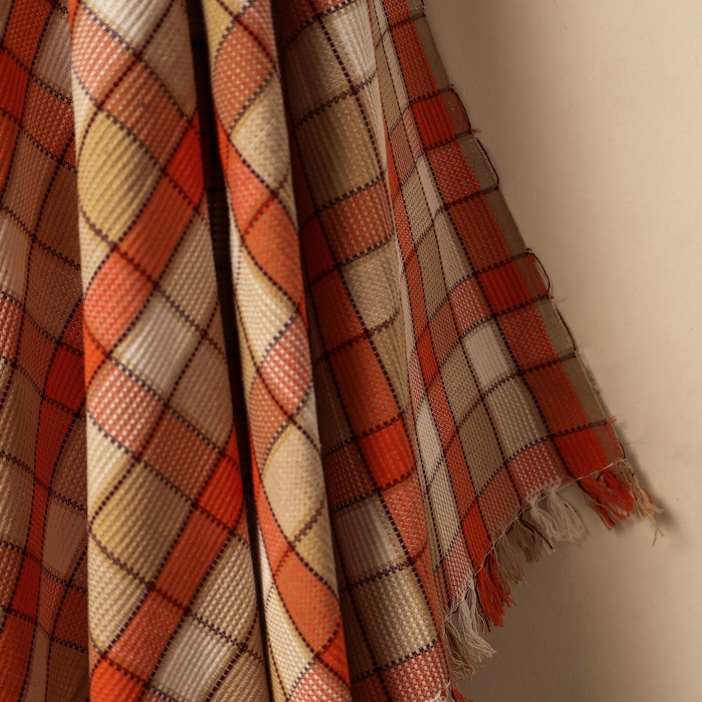 Multicolor - Honeycomb Handloom Cotton Bath Towel From Dehradun