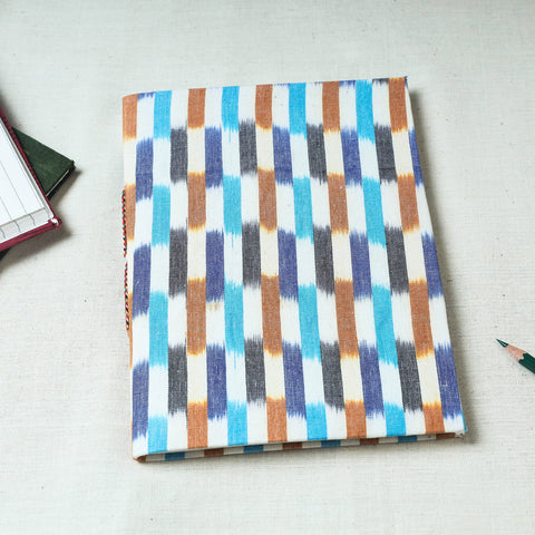  Ikat Fabric Cover Handmade Paper Notebook 