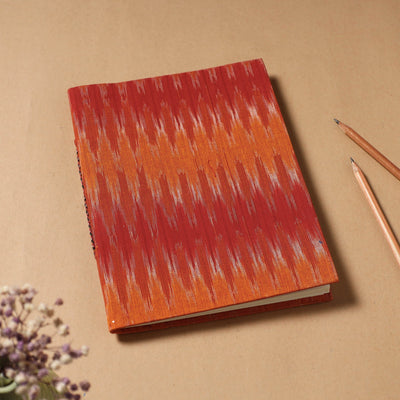 Buy Ikat Fabric Cover Handmade Paper Notebook Online at iTokri.com