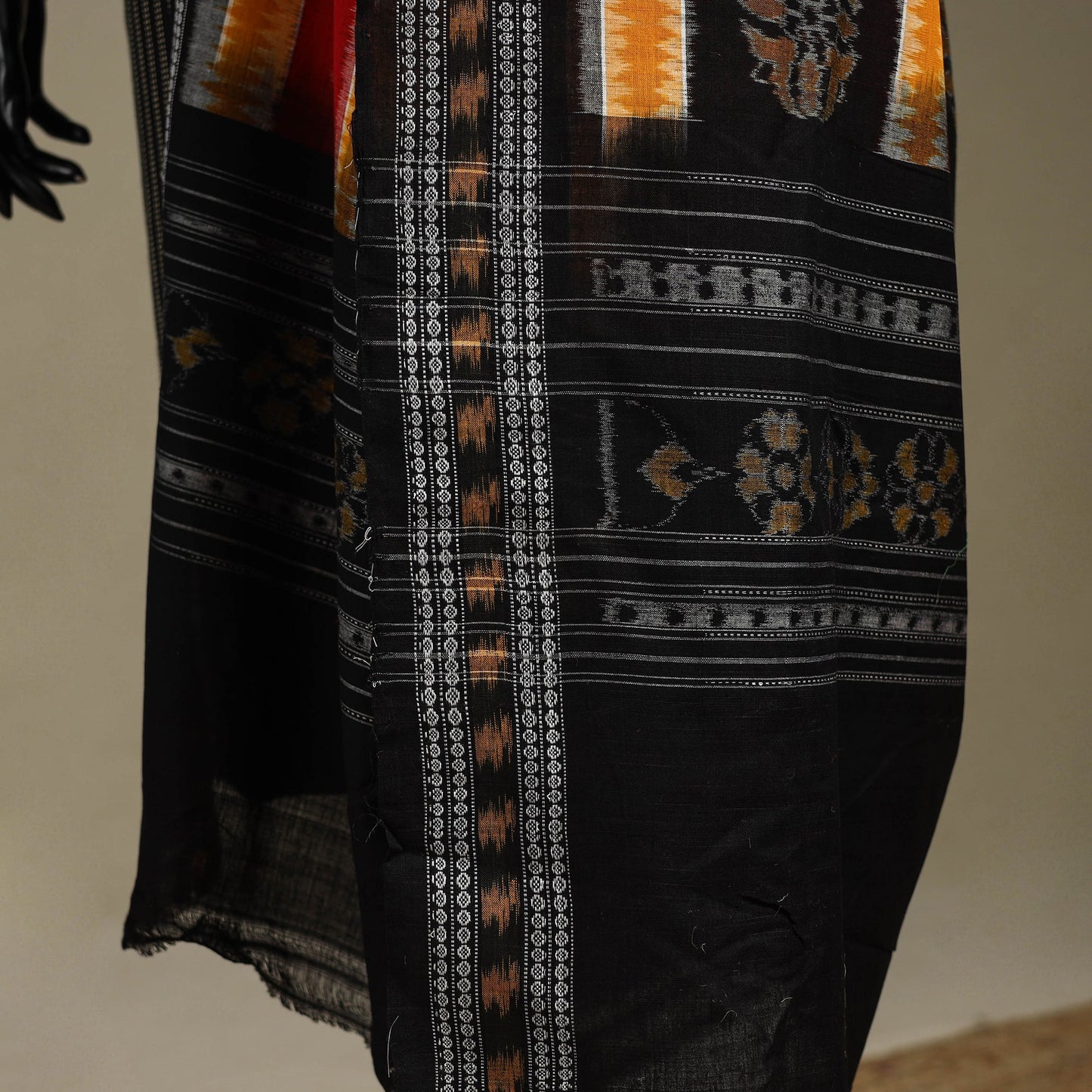 Multicolor - ikat handloom cotton sambalpuri dupatta 09