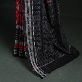 Ikat handloom cotton sambalpuri saree 02 - handcrafted