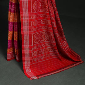 Ikat handloom cotton sambalpuri saree 04 - handcrafted