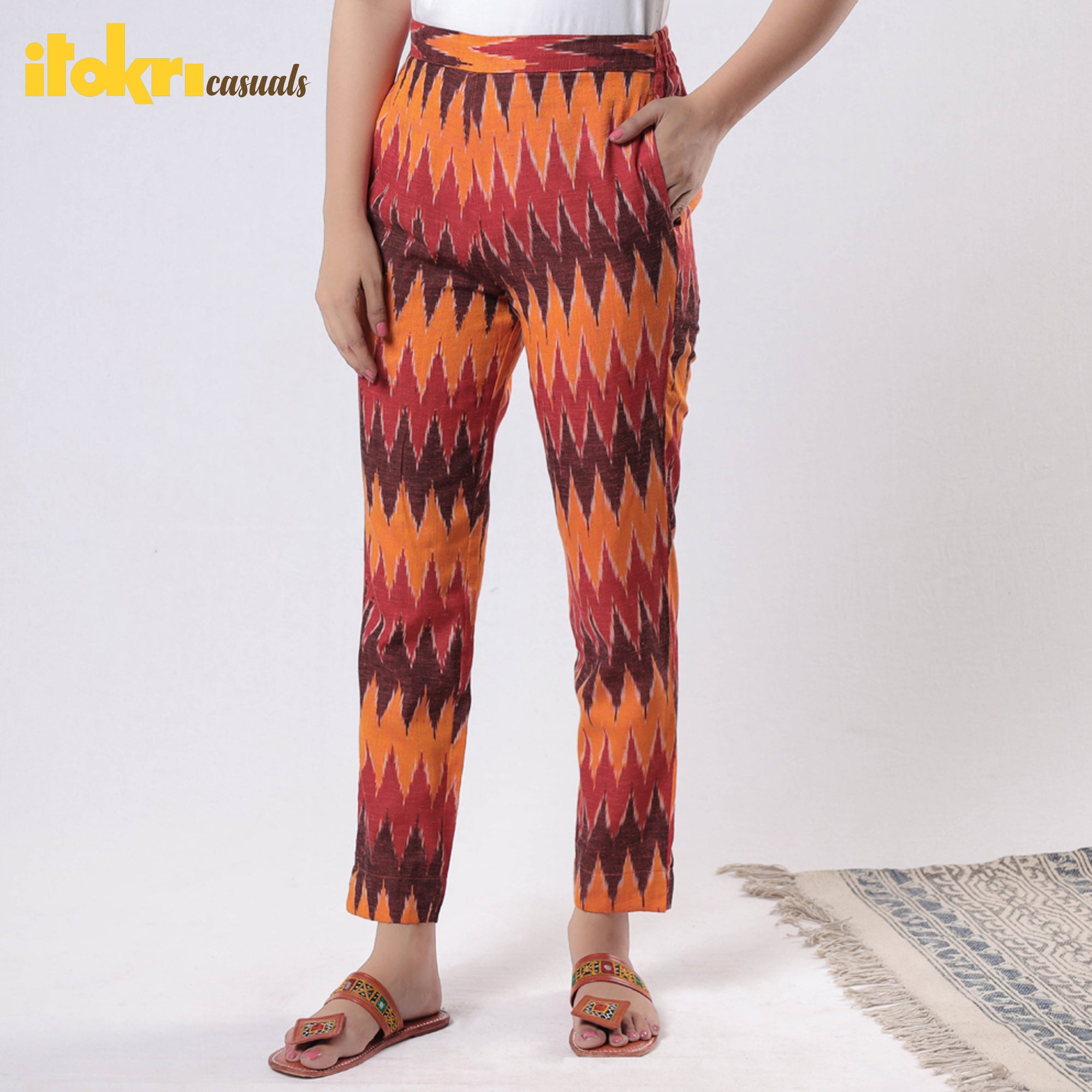 pochampally ikat pant