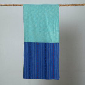 Multicolor - jacquard patchwork cotton stole 03