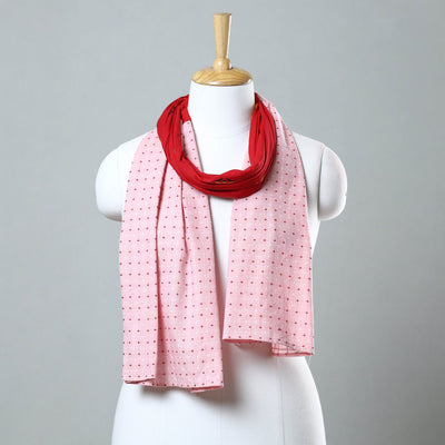 Multicolor - jacquard patchwork cotton stole 06