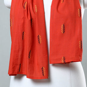 Multicolor - jacquard patchwork cotton stole 07