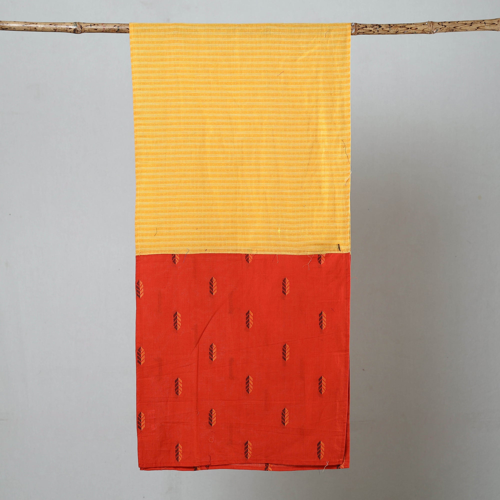 Multicolor - jacquard patchwork cotton stole 07