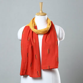 Multicolor - jacquard patchwork cotton stole 07