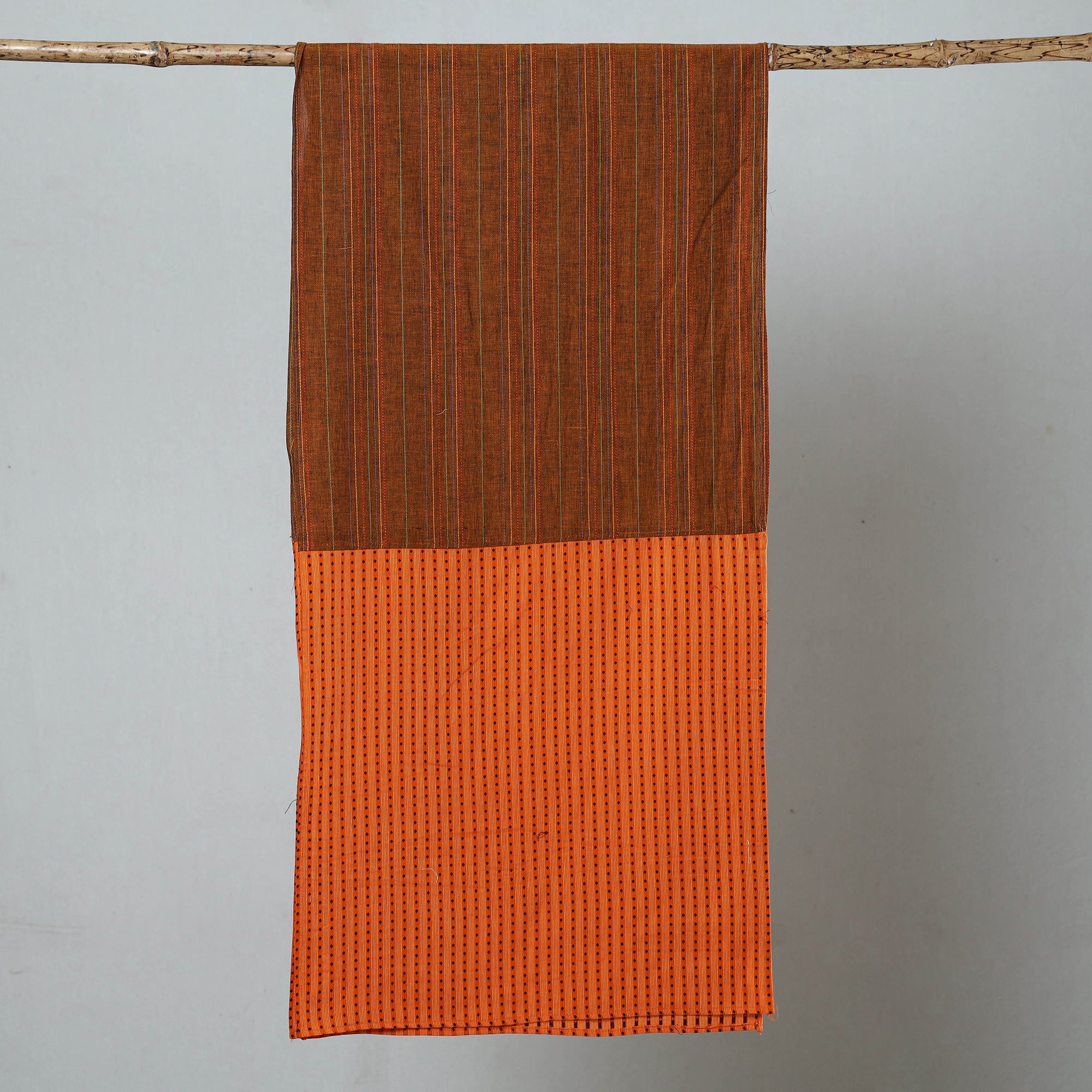 Multicolor - jacquard patchwork cotton stole 08