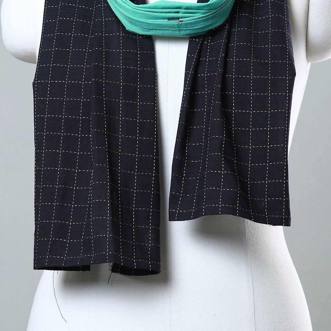 Multicolor - jacquard patchwork cotton stole 27