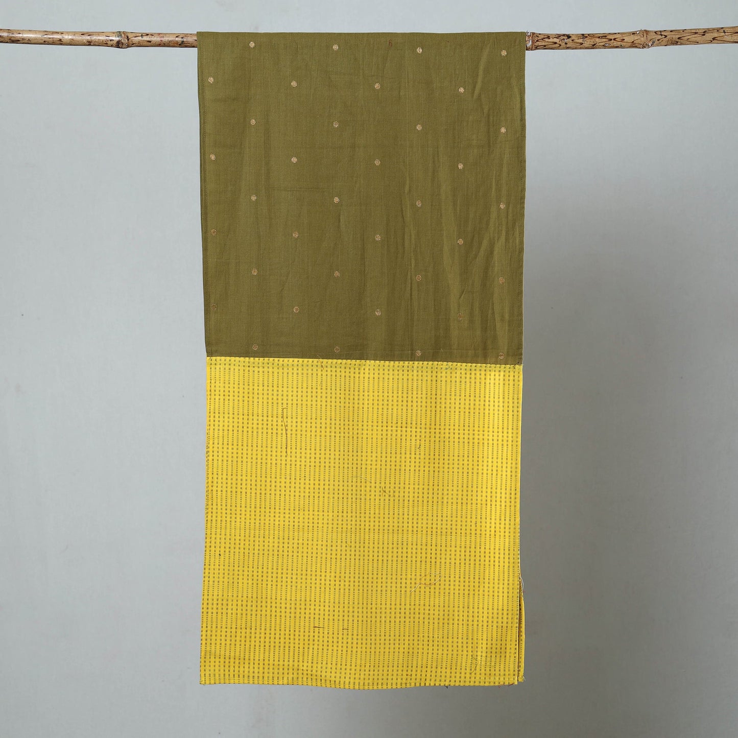 Multicolor - jacquard patchwork cotton stole 28