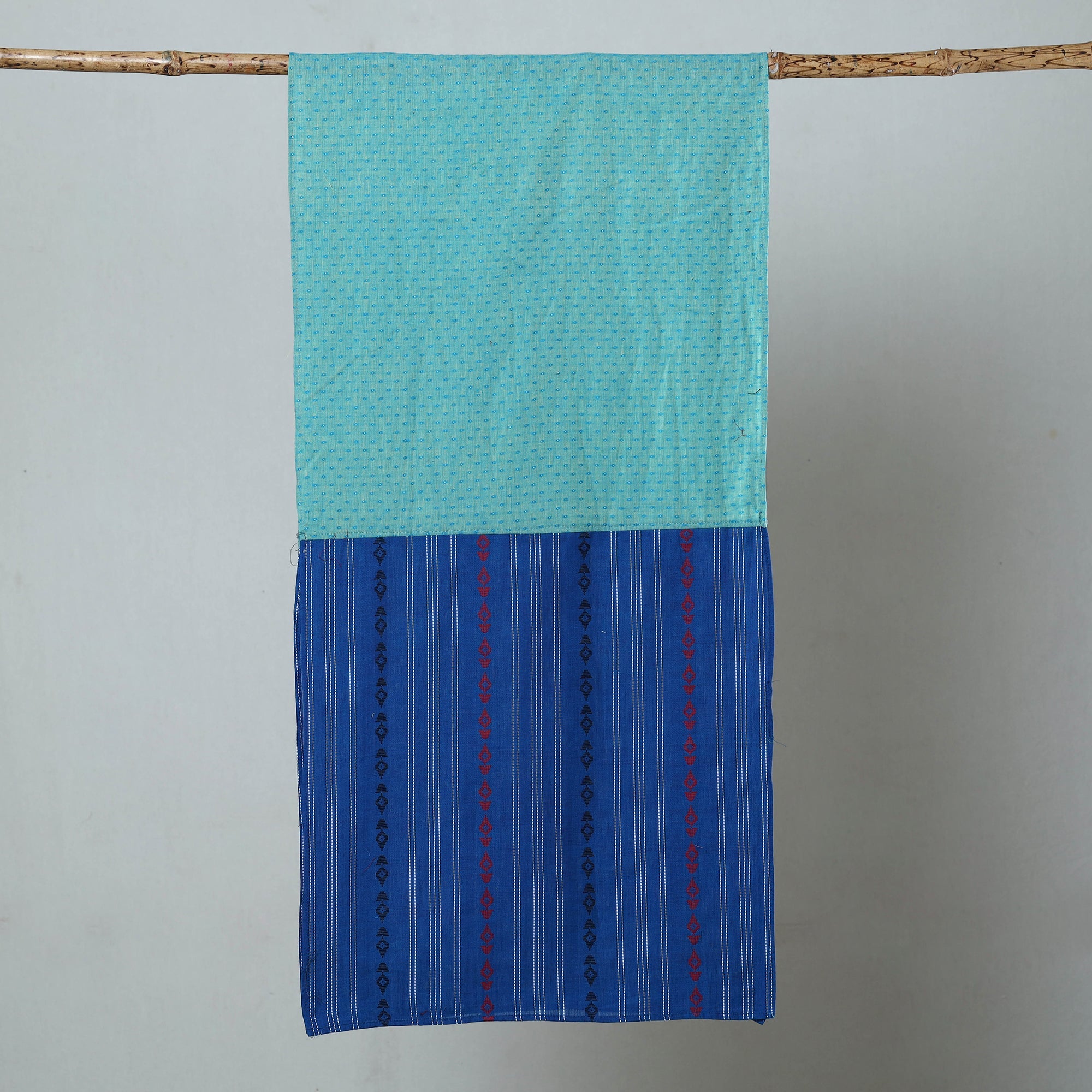 Buy Jacquard Patchwork Cotton Stole 33 Online at iTokri.com