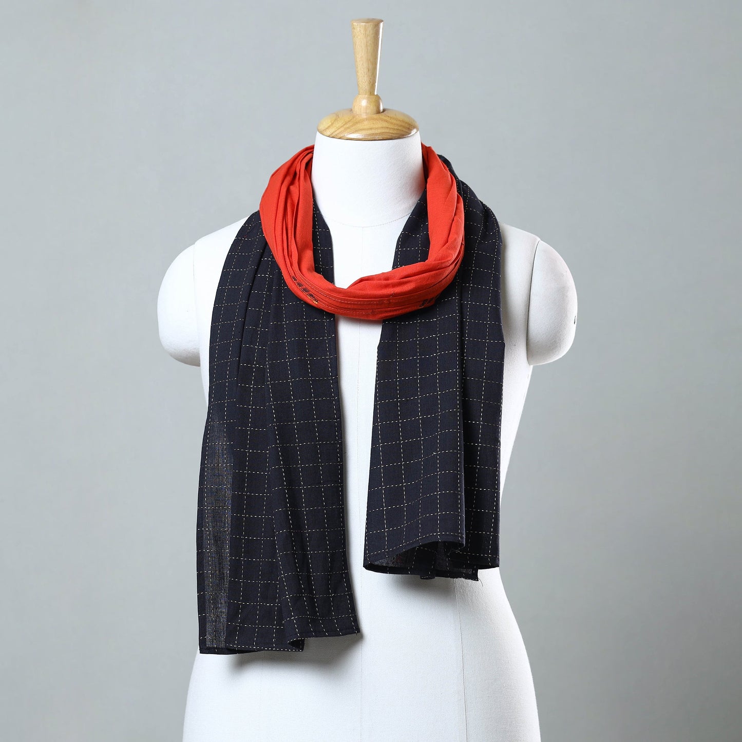 Buy Jacquard Patchwork Cotton Stole 37 Online at iTokri.com
