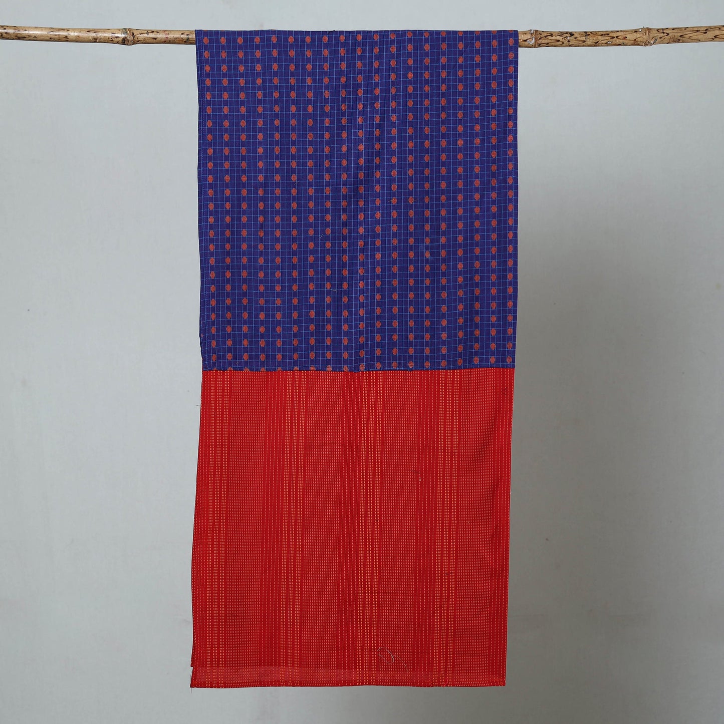 Multicolor - jacquard patchwork cotton stole 50