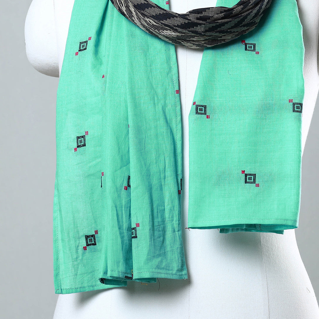 Multicolor - jacquard patchwork cotton stole 51