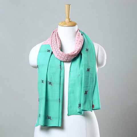  Jacquard Patchwork Cotton Stole 76 Online at iTokri.com