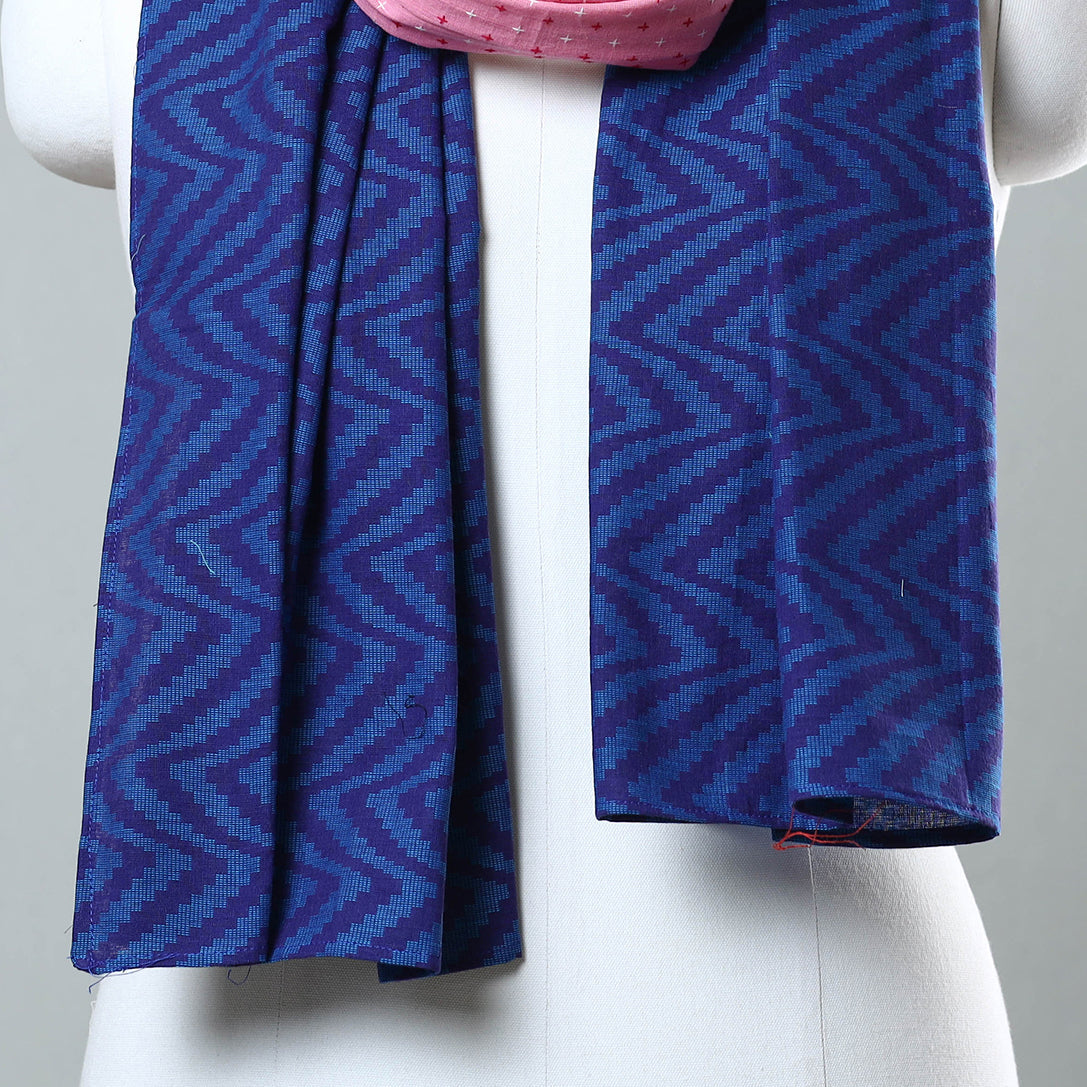 Multicolor - jacquard patchwork cotton stole 78