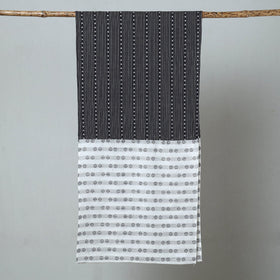 Multicolor - jacquard patchwork cotton stole 79