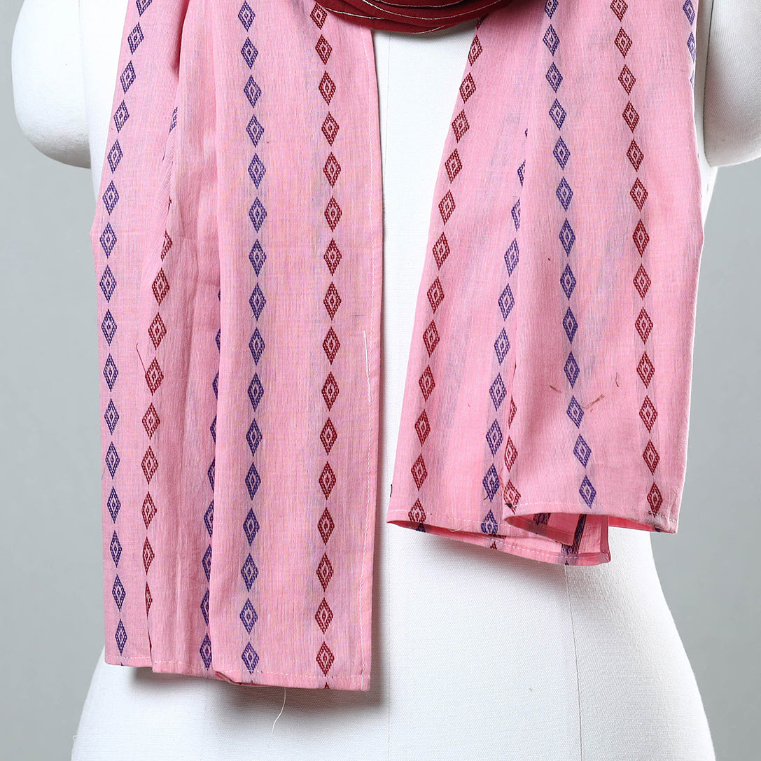 Multicolor - jacquard patchwork cotton stole 82