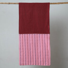 Multicolor - jacquard patchwork cotton stole 82