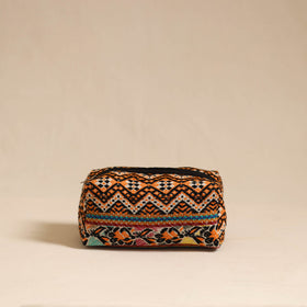  Multicolor Jacquard Weave Cotton Toiletry Pouch 