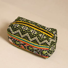  Multicolor Jacquard Weave Cotton Toiletry Pouch 