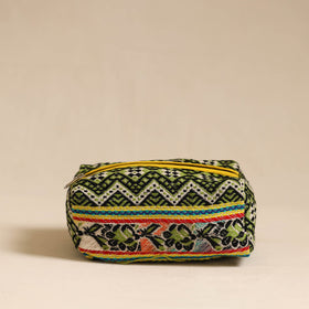  Multicolor Jacquard Weave Cotton Toiletry Pouch 