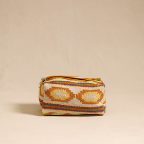  Multicolor Jacquard Weave Cotton Toiletry Pouch 
