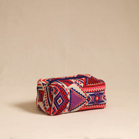  Multicolor Jacquard Weave Cotton Toiletry Pouch 