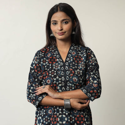  Jahota Block Printed Cotton Straight Kurta 09 