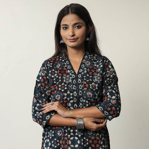  Jahota Block Printed Cotton Straight Kurta 09 