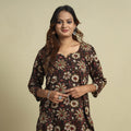 Jahota Block Print Cotton Straight Kurta for Women