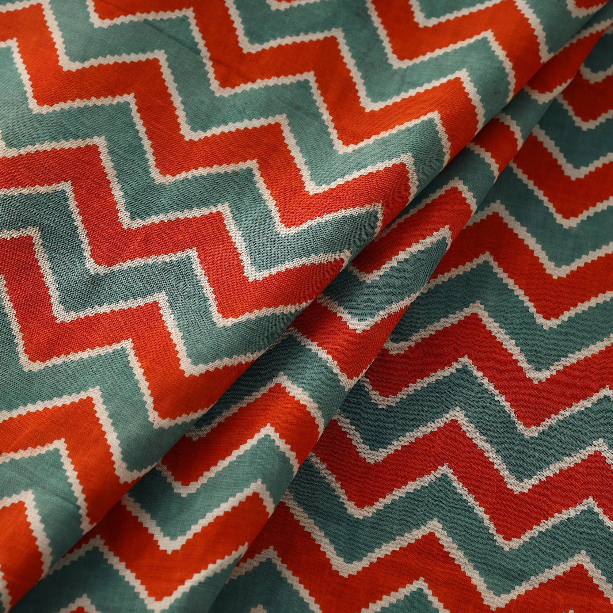  Jaipur Chevron Printed Cotton Fabric 