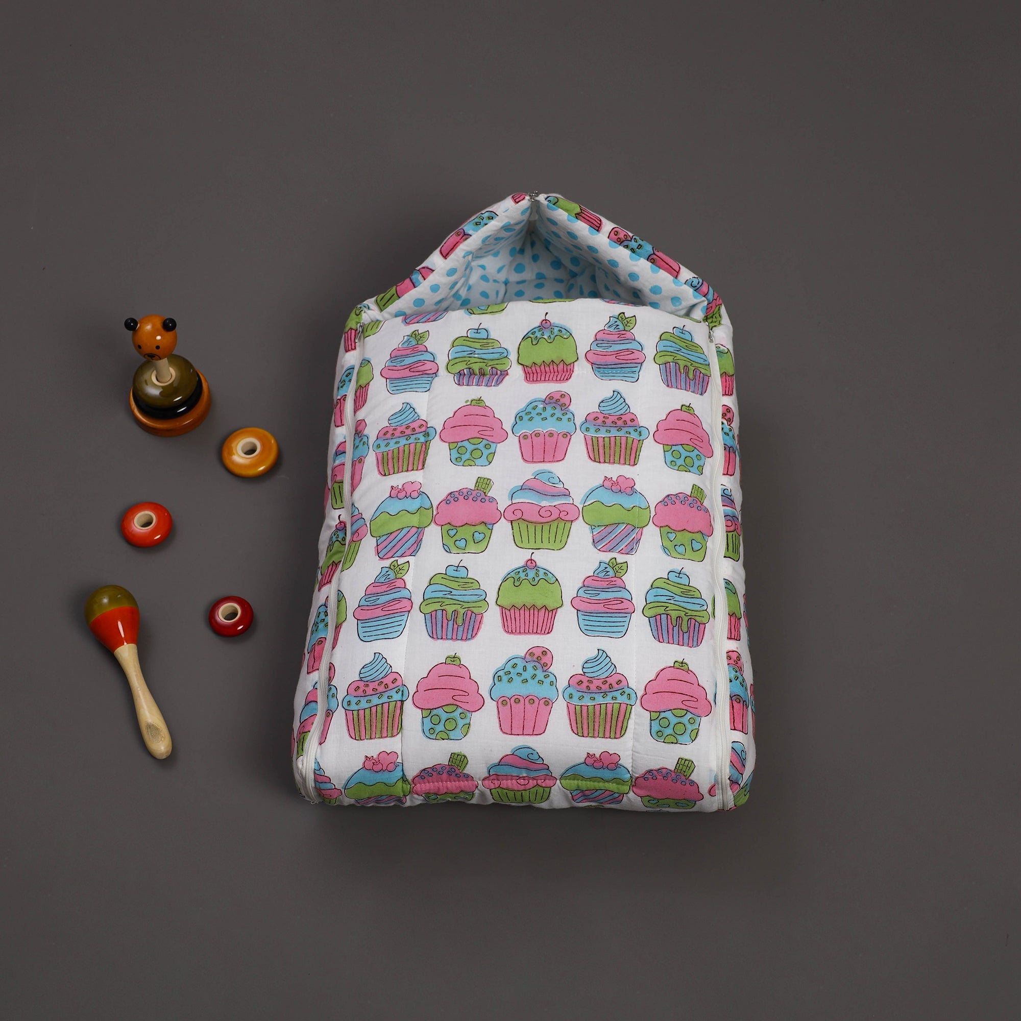 Multicolor - jaipur cotton quilted baby sleeping bag 21