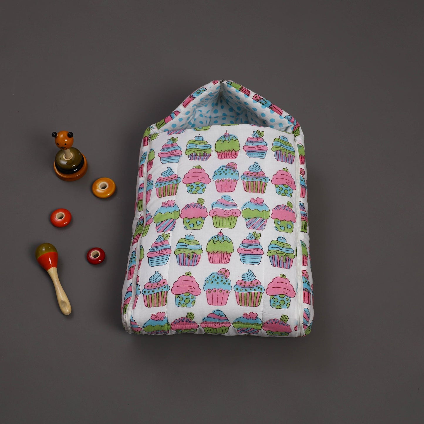 Multicolor - jaipur cotton quilted baby sleeping bag 21