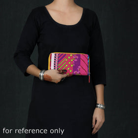 Multicolor Jaipur Multicolour Printed Cotton Clutch Wallet