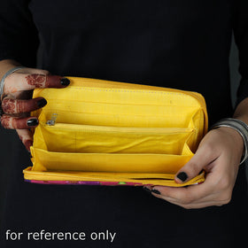 Multicolor Jaipur Multicolour Printed Cotton Clutch Wallet