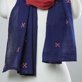 Multicolor - jamdani patchwork cotton stole 05 - handcrafted