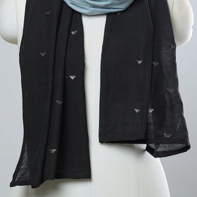 Multicolor - jamdani patchwork cotton stole 32 - handcrafted