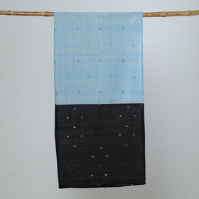 Multicolor - jamdani patchwork cotton stole 32 - handcrafted