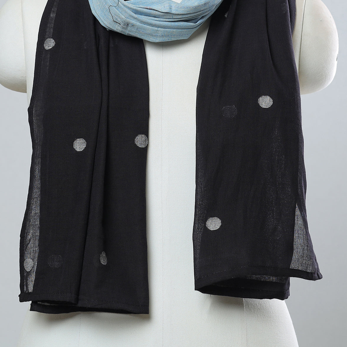  Jamdani Patchwork Cotton Stole 33 