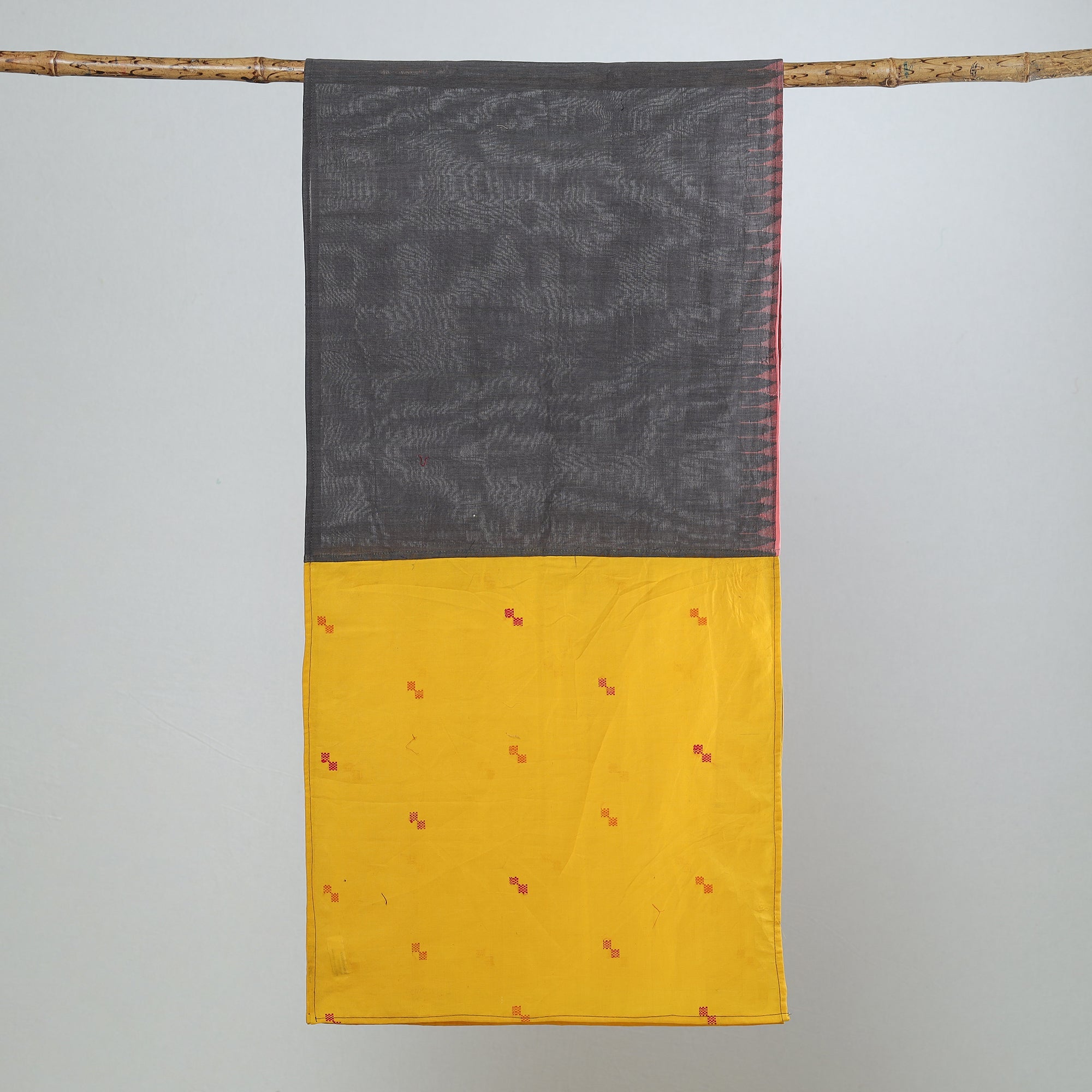  Jamdani Patchwork Cotton Stole 41 Online 