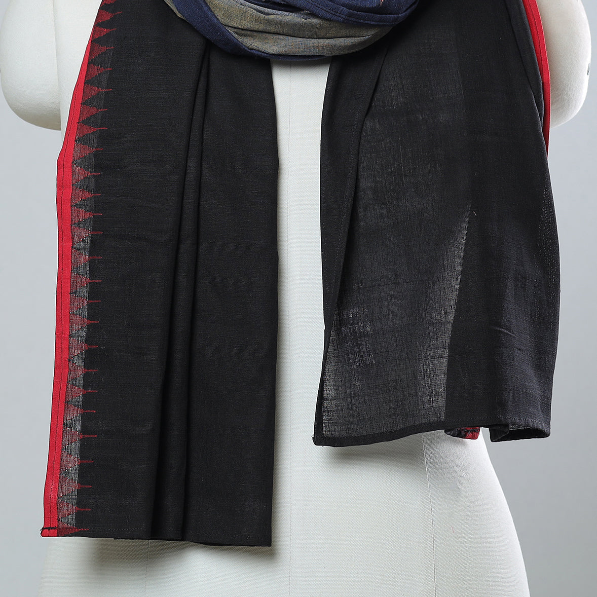  Jamdani Patchwork Cotton Stole 42 