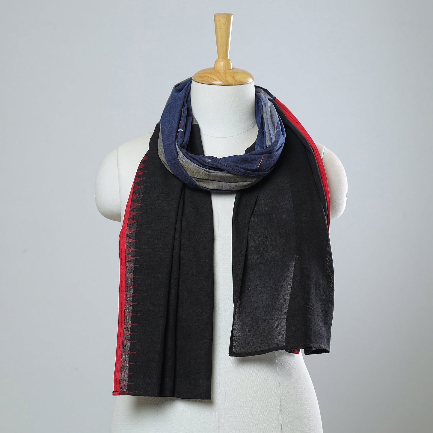  Jamdani Patchwork Cotton Stole 42 