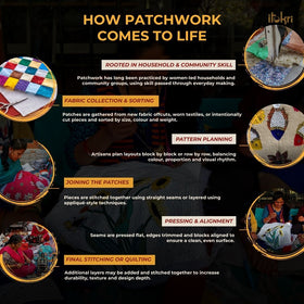 Multicolor - jugaad patchwork handmade pithu bag 104