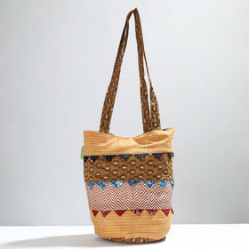 Multicolor Jugaad Patchwork Handmade Shoulder Bag 22